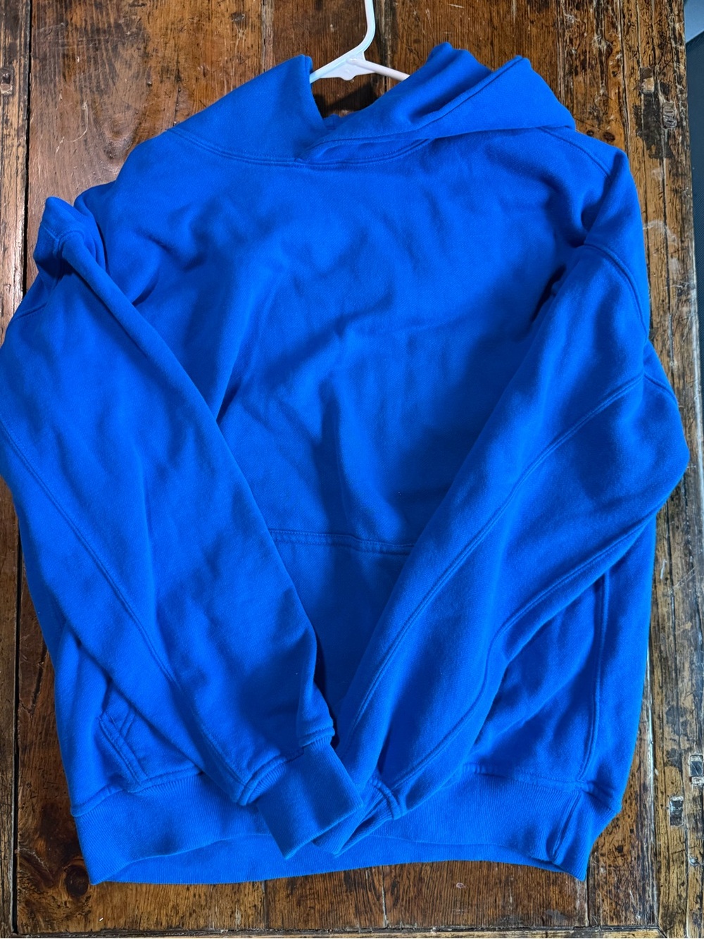 Abercrombie & Fitch Essential Popover Hoodie Electric Blue Size Medium Worn Once